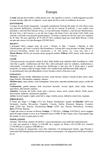 Europa - Risorse didattiche