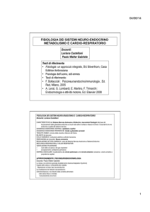 04/06/14 1 FISIOLOGIA DEI SISTEMI NEURO