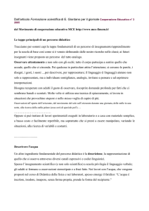 Dall`articolo Formazione scientifica di E. Giordano per il giornale del