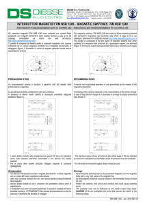 interruttori magnetici tim nsb 1240 - magnetic switches