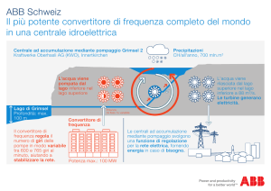 ABB Schweiz Il più potente convertitore di frequenza completo del