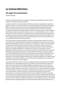 la corona misterica - Antropologia Arte Sacra