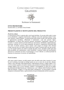 concorso letterario graphein - Comunità psichiatrica a Gallicano nel