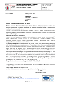 115 - Polo - laboratorio sul linguaggio del cinema