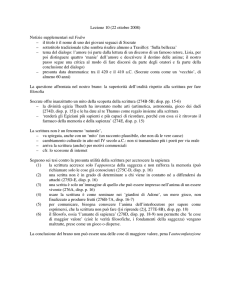 Lezione 10 (22 ottobre 2008) Notizie supplementari sul Fedro – il