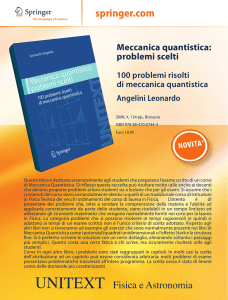 Meccanica Quantistica: problemi e solutioni