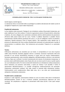 Informativa Pacemaker Temporaneo