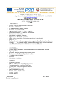 L`insegnante Gli alunni