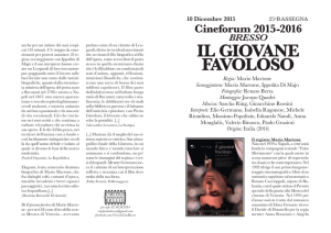 il giovane favoloso - Bresso a misura di