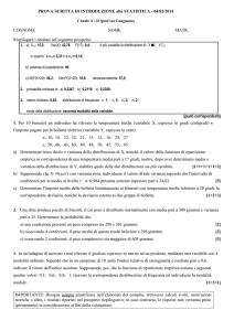 prova scritta di statistica ii - prof. a. zuliani - 12/10/93