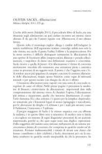 OLIVER SACKS, Allucinazioni