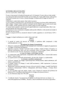 Economia dello sviluppo