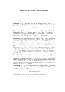 Autovettori Diagonalizzazione 09