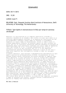 seminario - Università del Salento