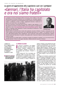 La guerra di aggressione alla Jugoslavia e poi con i partigiani