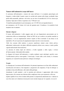 tumori del corpo dell`utero o endometrio