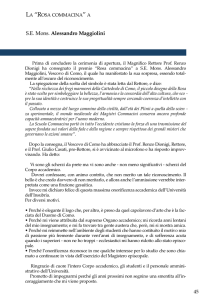 "Rosa Commacina" - Inaugurazione A.A. 2000-01