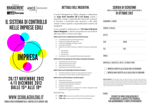 IMPRESA - Scuola Edile di Bergamo