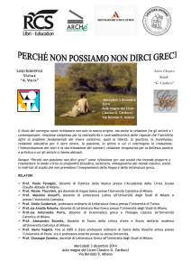 Convegno Grecia - Liceo Classico "Carducci"
