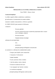 Anatomia- Fisiologia e Igiene