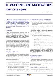 il vaccino anti-rotavirus