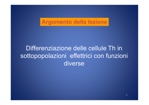 Sottopopolazioni Th
