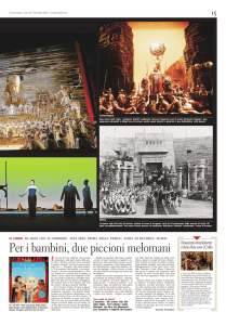 Per i bambini, due piccioni melomani