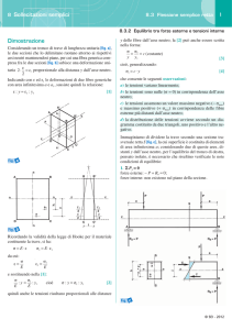 Dimostrazione 8 Sollecitazioni semplici