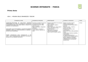 scienze integrate - fisica