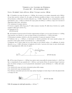 Verifica sul Lavoro ed Energia Classe 3E - 16