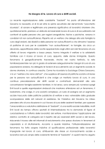 1 Ho bisogno di te. Lavoro di cura e diritti sociali.