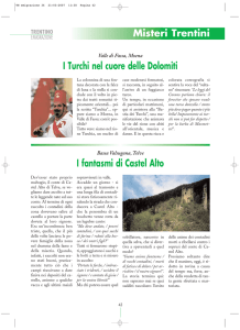 Misteri Trentini I Turchi nel cuore delle Dolomiti I fantasmi di Castel