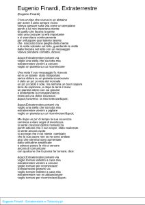 Eugenio Finardi, Extraterrestre