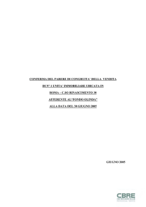 conferma del parere di congruita` della vendita di n