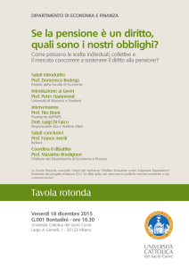 Se la pensione è un diritto, quali sono i nostri obblighi?