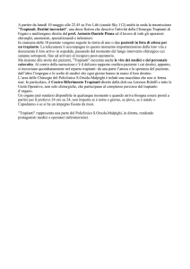 notizia destini incrociati - Policlinico S.Orsola