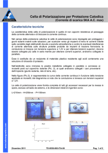 Cella di Polarizzazione per Protezione Catodica