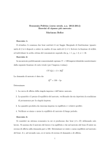 Esercizi di ripasso più mercato Marianna Belloc