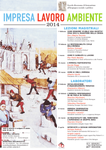LEZIONI MAGISTRALI LABORATORI