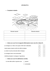 Allenamento di Geografia 1