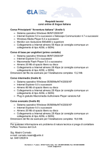 requisiti tecnic italiano