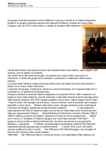 Milazzo e la musica