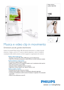 SA1VBE04W/02 Philips Lettore video MP3