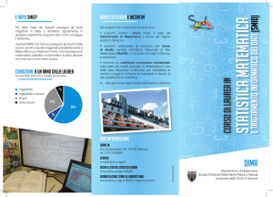 Volantino del corso di studio - dima.unige