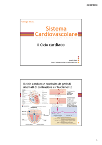 Il Ciclo cardiaco
