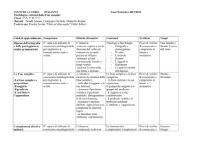 ITALIANO DOPPIO SLALOM GRAMMATICA