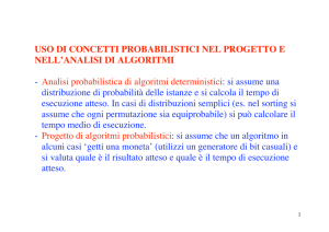 Parte III: Algoritmi probabilistici