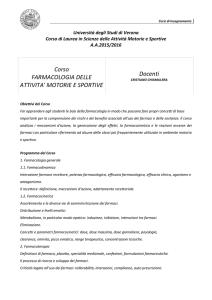 Anatomia I - univr dsnm - Università degli Studi di Verona