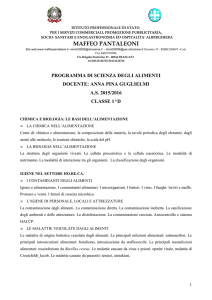 SCIENZA DEGLI ALIMENTI 1D