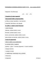 economia aziendale - Istituto "Bandini"